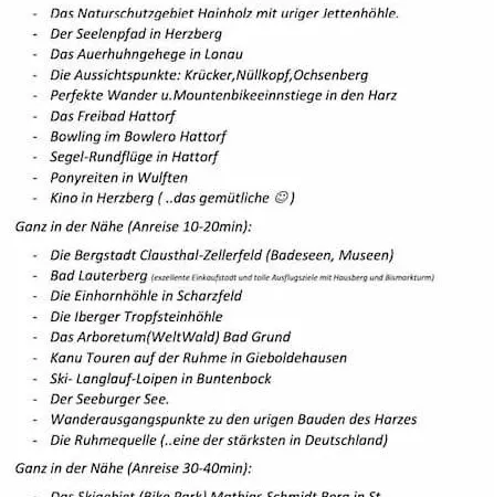 Apartamento Sued - West Harz Mit Sauna E-bikes Vorhanden!