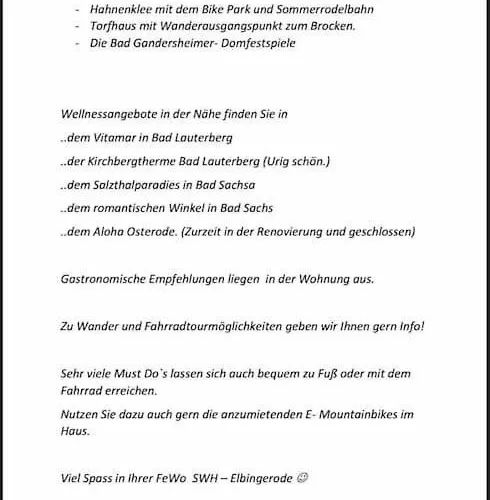 Sued - West Harz Mit Sauna E-bikes Vorhanden! Apartman *